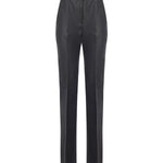 Pantaloni dritti gessati effetto brillante 106124 A305Z99 PINKO 