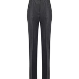 Pantaloni dritti gessati effetto brillante 106124 A305Z99 PINKO 