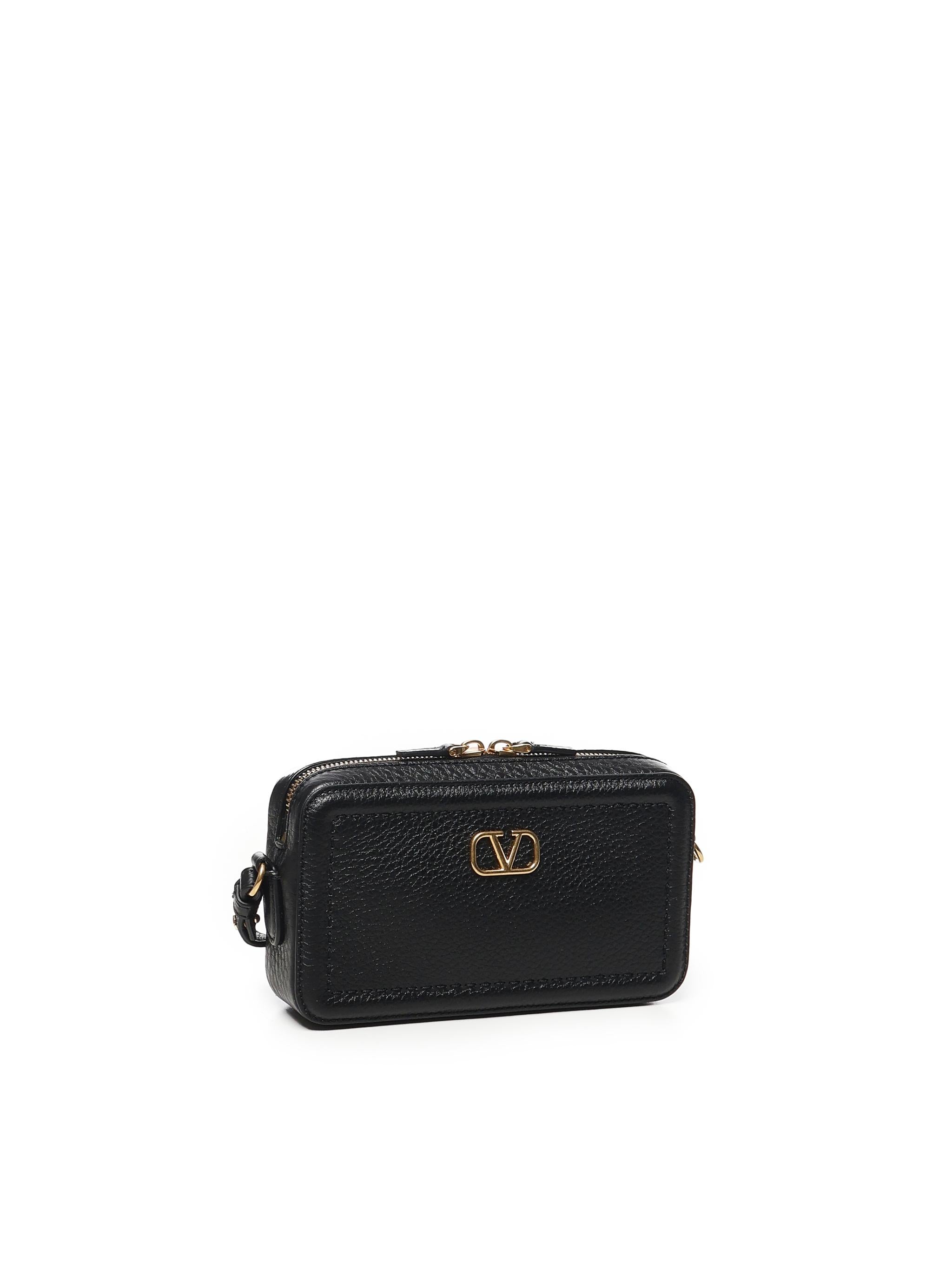 Borsa tracolla mini Alltime in vitello granato 6W0P0AI5 RZR0NO VALENTINO GARAVANI 