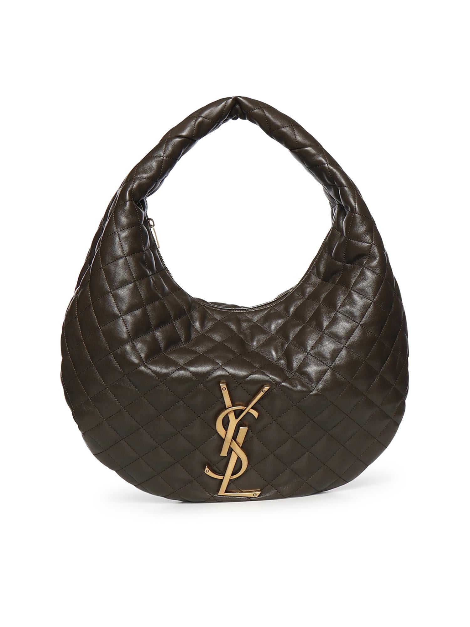 Borsa hobo Icare in nappa trapuntata 858160 AAANG3212 SAINT LAURENT 