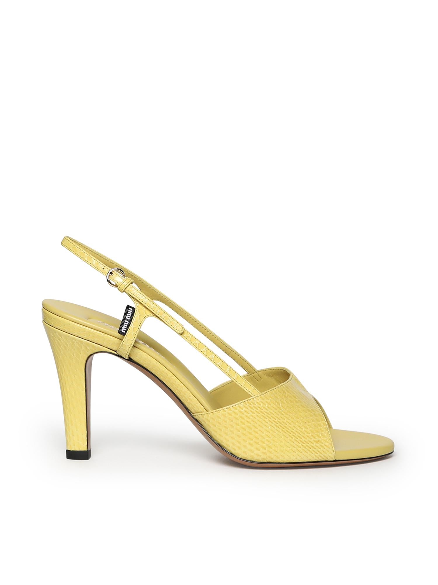 Sandali slingback in Ayers 5X547E 0XPF0010 MIU MIU 