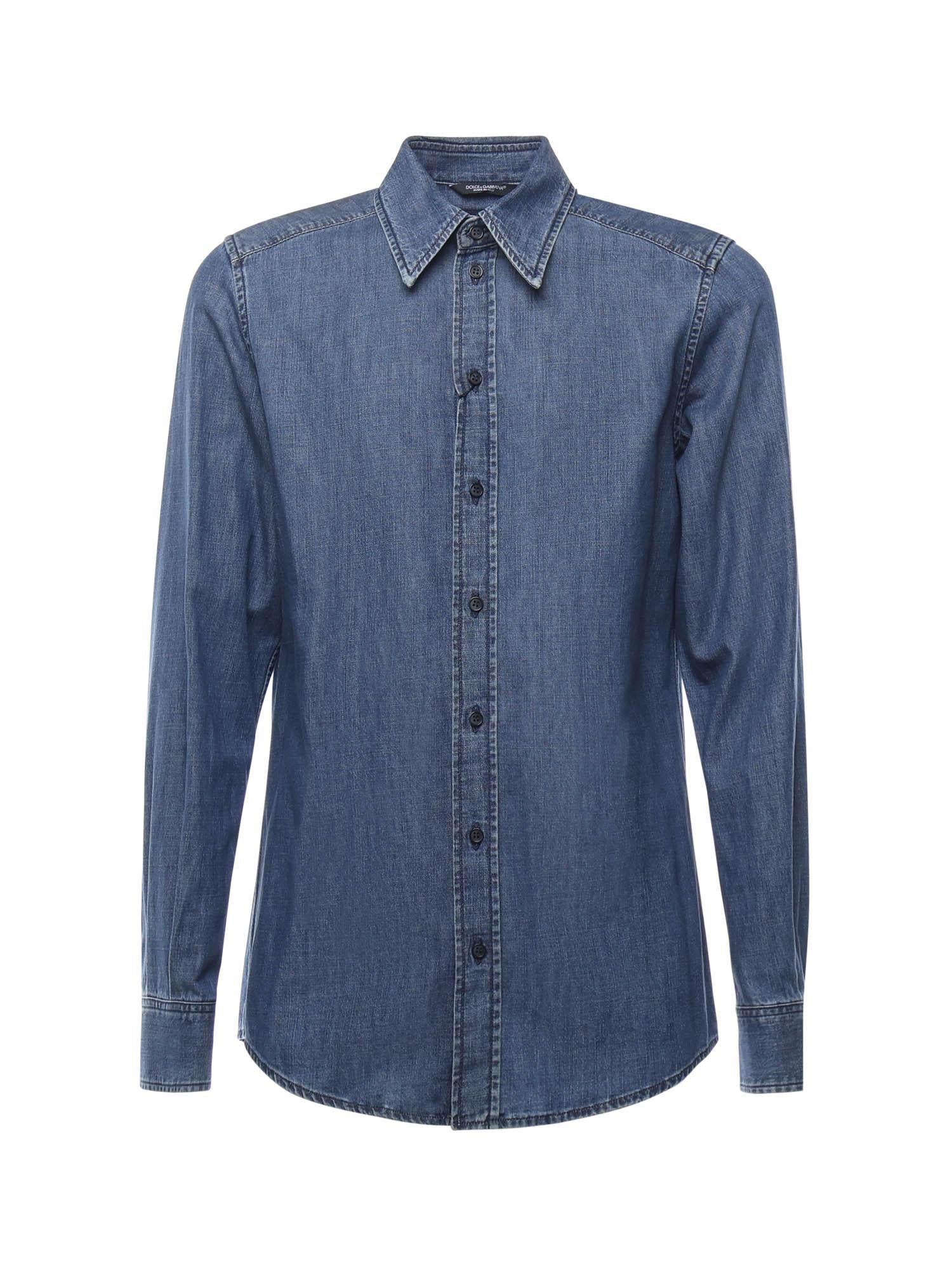 Camicia in denim G5IX8D G8LP1S9001 DOLCE & GABBANA 