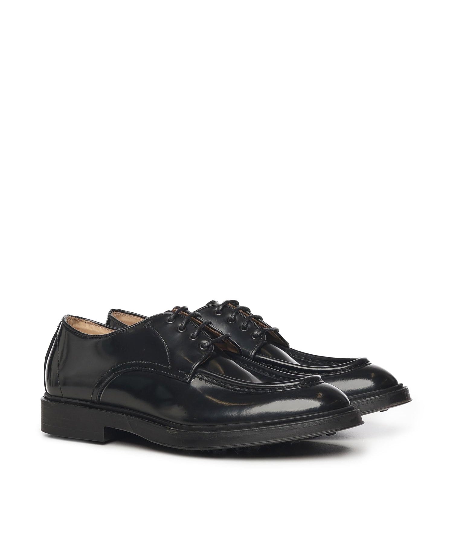 Stringate Fox in pelle abrasivato FOX ABRASIVATONERO GIULIANO GALIANO 