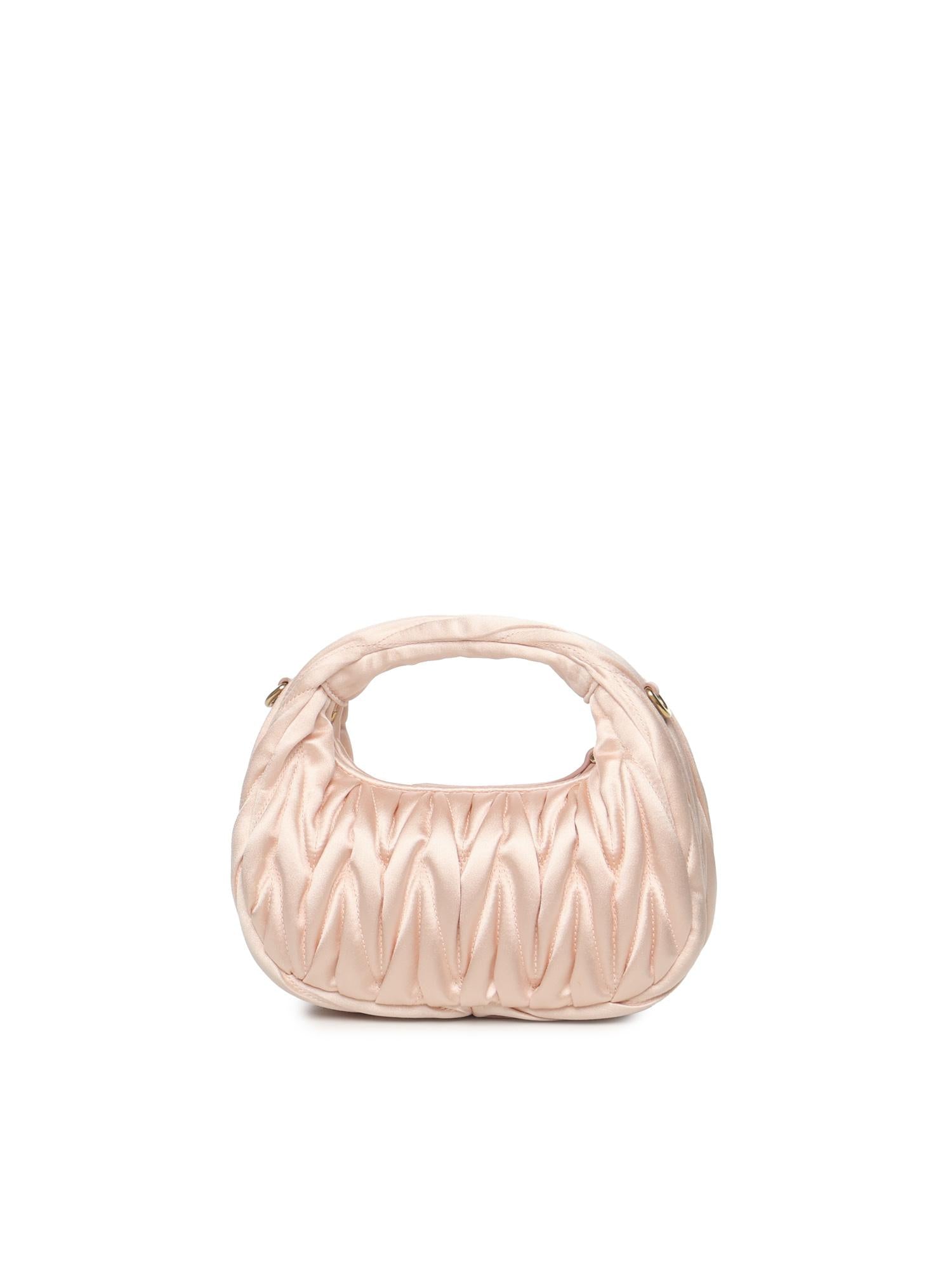 Mini bag Wander in raso trapuntato 5BP078 2BD8F0615 MIU MIU 