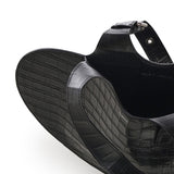 Borsa Croco Heart in pelle COPBA112F6075 BLK COPERNI 