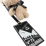 Portachiavi con logo<BR/> 73PC9IX01 DOGINONATURALE/NERO V° 73 