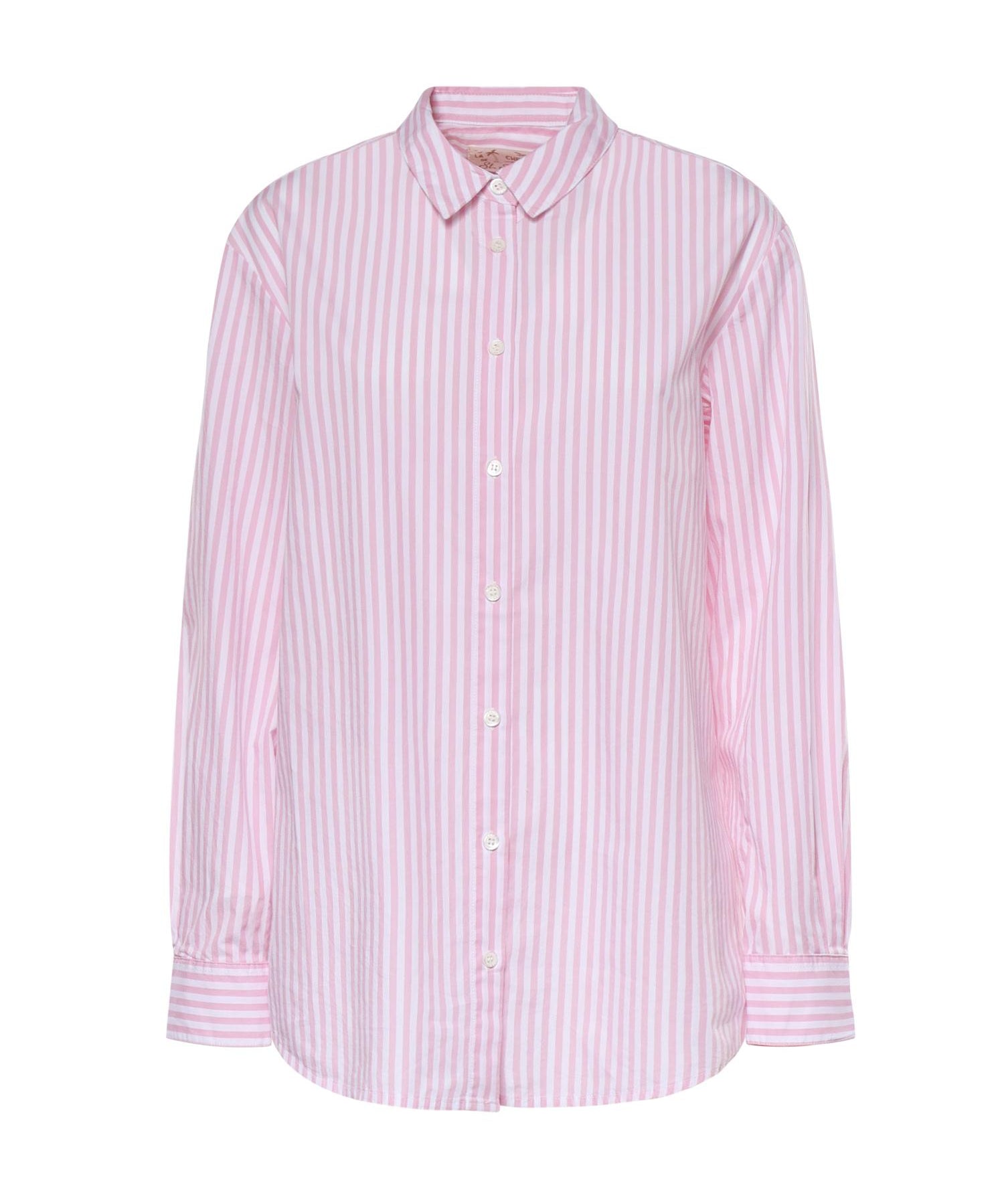 Camicia in cotone a righe con ricamo BRIG001 01365L MC2 SAINT BARTH 