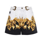 Shorts in cotone con stampa 80HAD55P ES163L54GL2 VERSACE JEANS COUTURE 