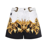 Shorts in cotone con stampa 80HAD55P ES163L54GL2 VERSACE JEANS COUTURE 