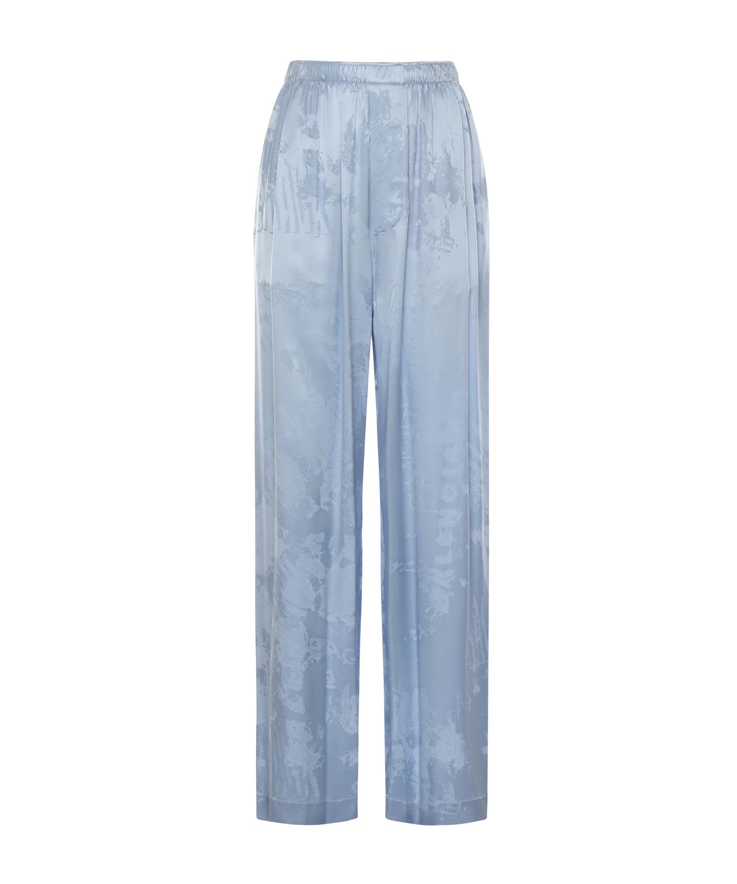 Pantaloni stile pigiama Washed Crayon Allover in seta 850696 TTN105840 BALENCIAGA 