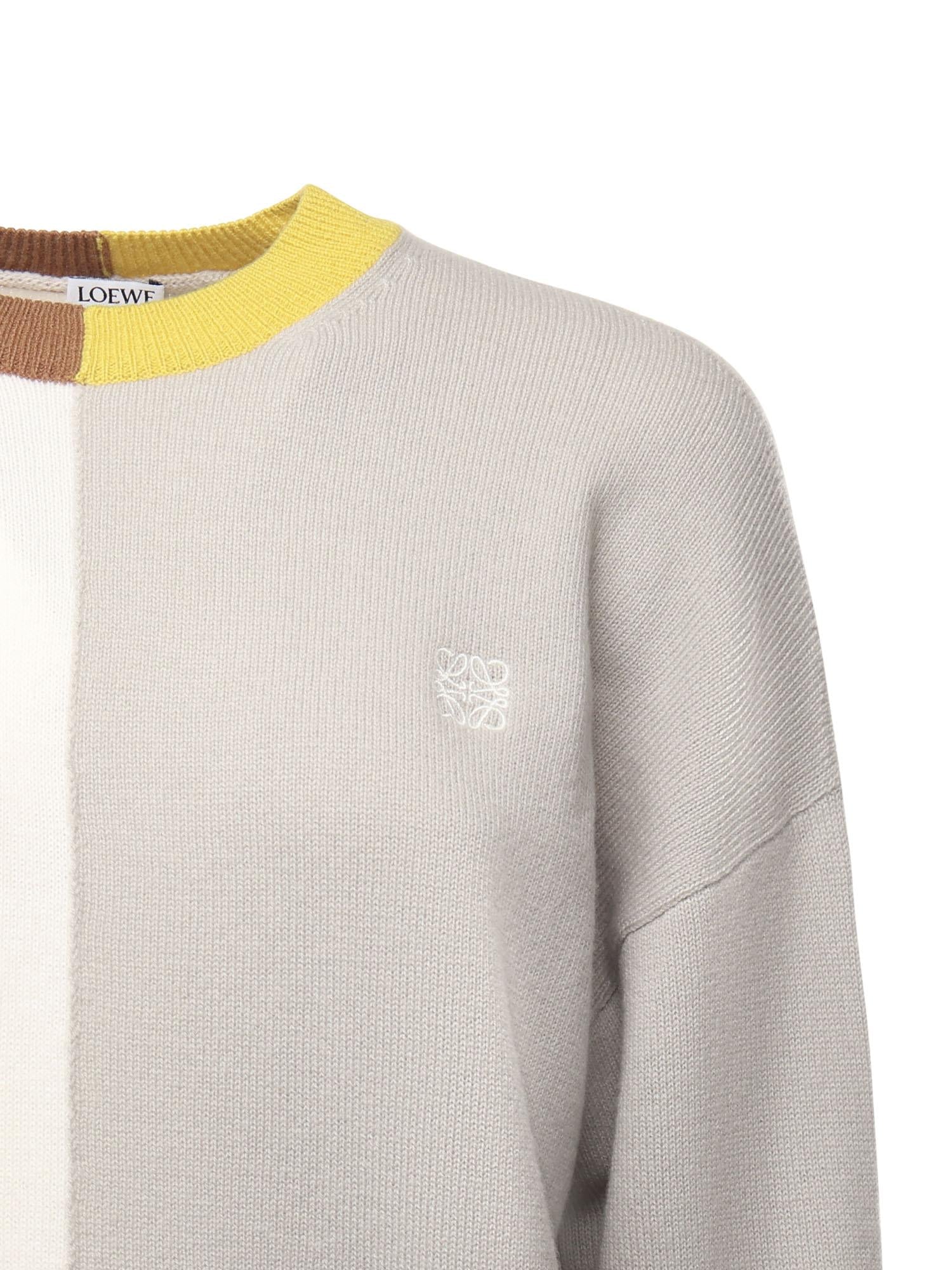 Maglia asimmetrica in lana S540Y14KGN 142 LOEWE 