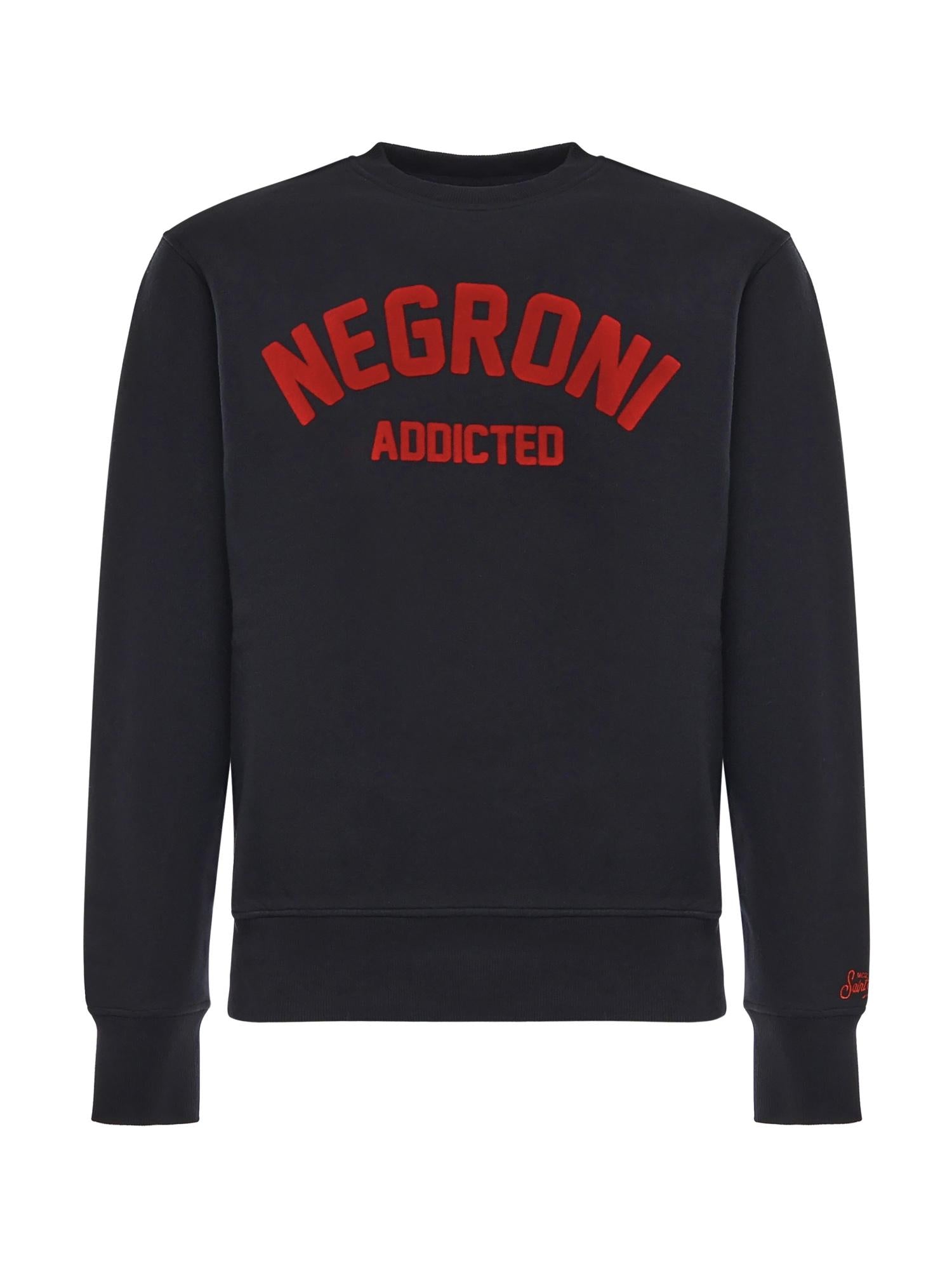 Felpa in cotone con stampa<BR/> SOH0004 00626I MC2 SAINT BARTH 