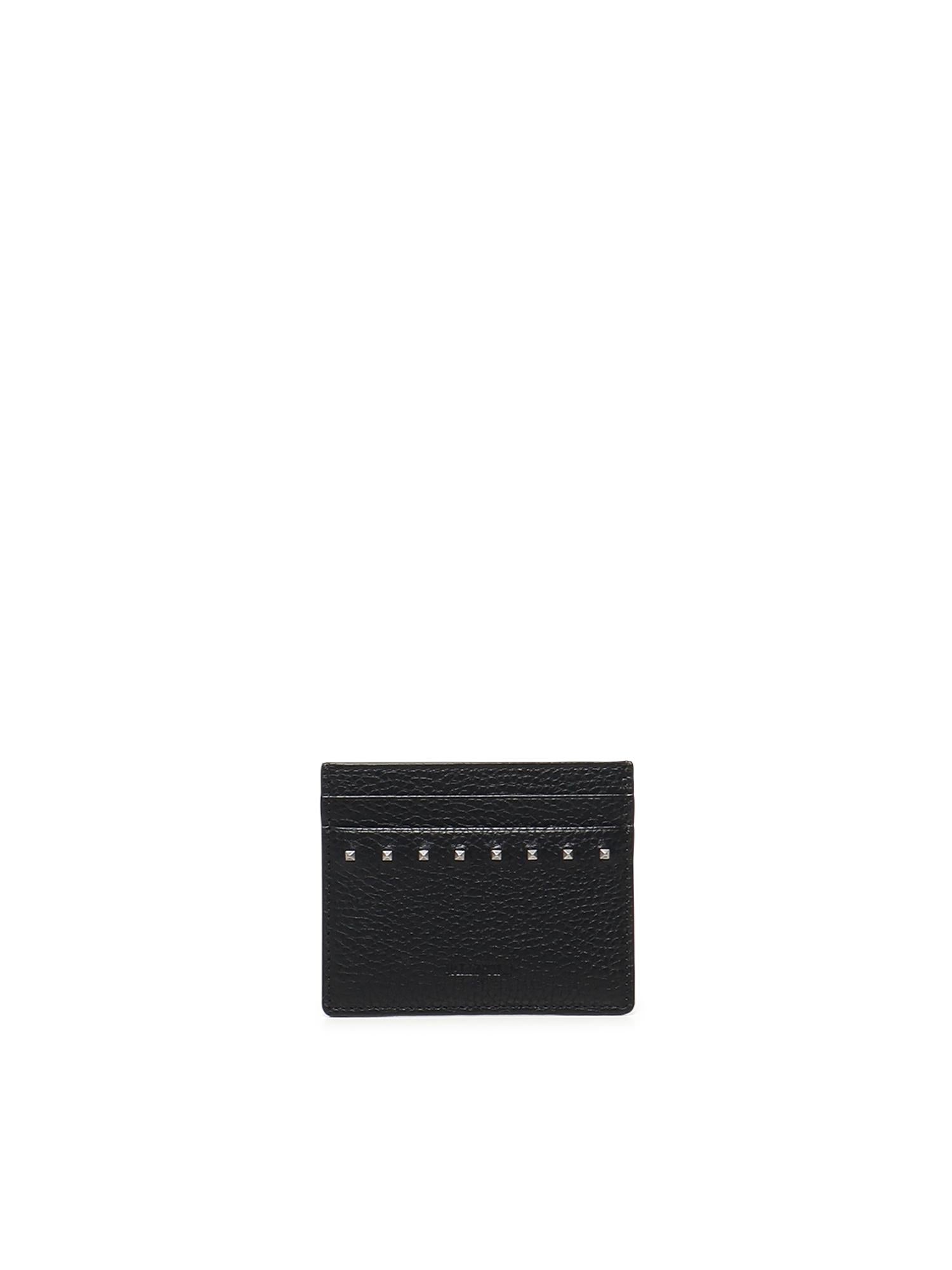Portacarte Rockstud in pelle<BR/> 7Y2P0AQ4 PDX0NO VALENTINO GARAVANI 