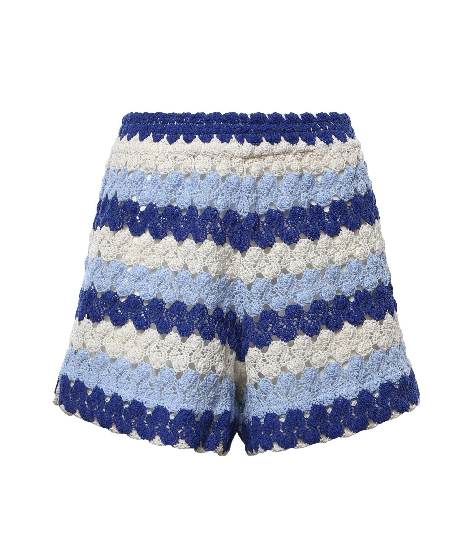 Shorts Meave in crochet a righe MEA002 00585L MC2 SAINT BARTH 
