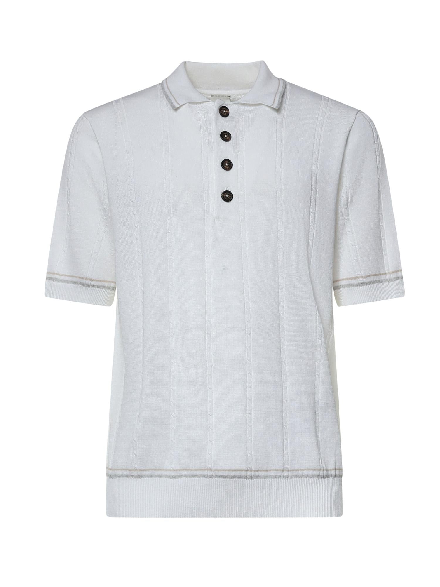 Polo in lino e cotone M76MAGM42MAG0M018 011302 ELEVENTY 