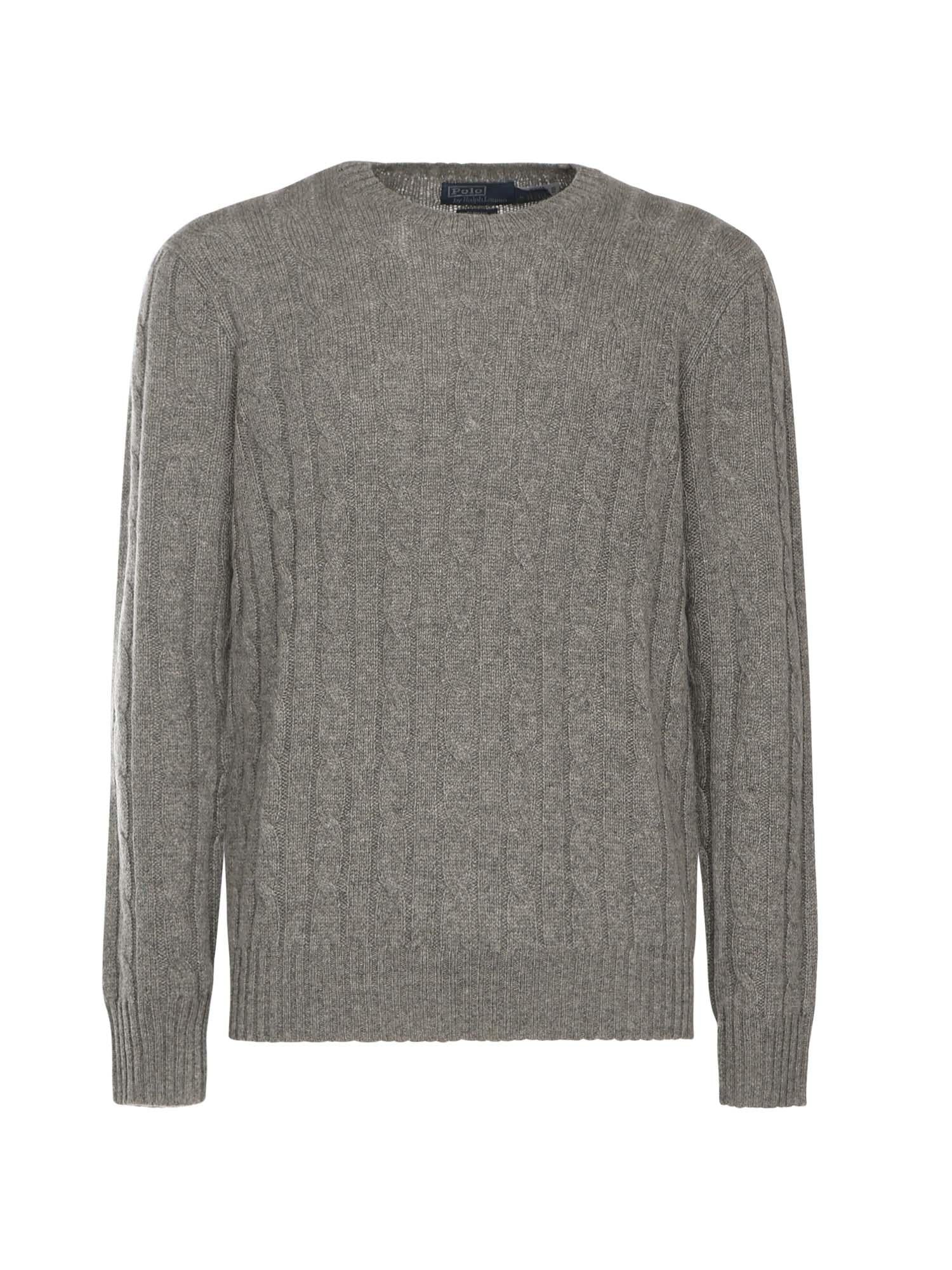 Maglia in cashmere a trecce 710876728 009 POLO RALPH LAUREN 