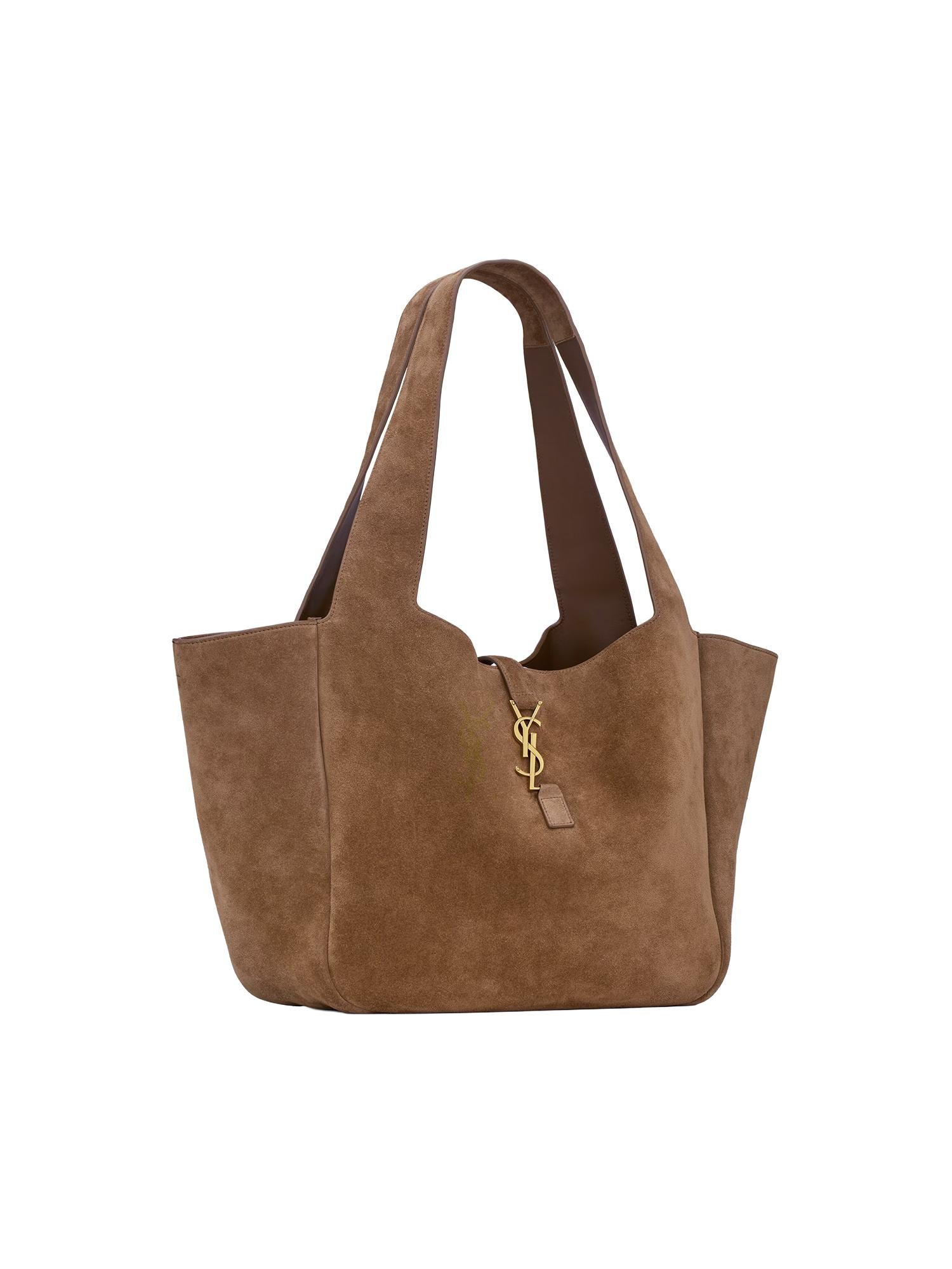 Borsa tote Le 5 à 7 Bea in suede 763435 008IW2885 SAINT LAURENT 