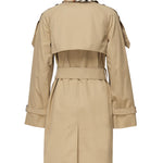 Trench corto con collo Check<BR/> 8094940 B8626 BURBERRY 