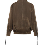 Giacca in ecopelle scamosciata 25PRNCP-0015  NINEMINUTES 