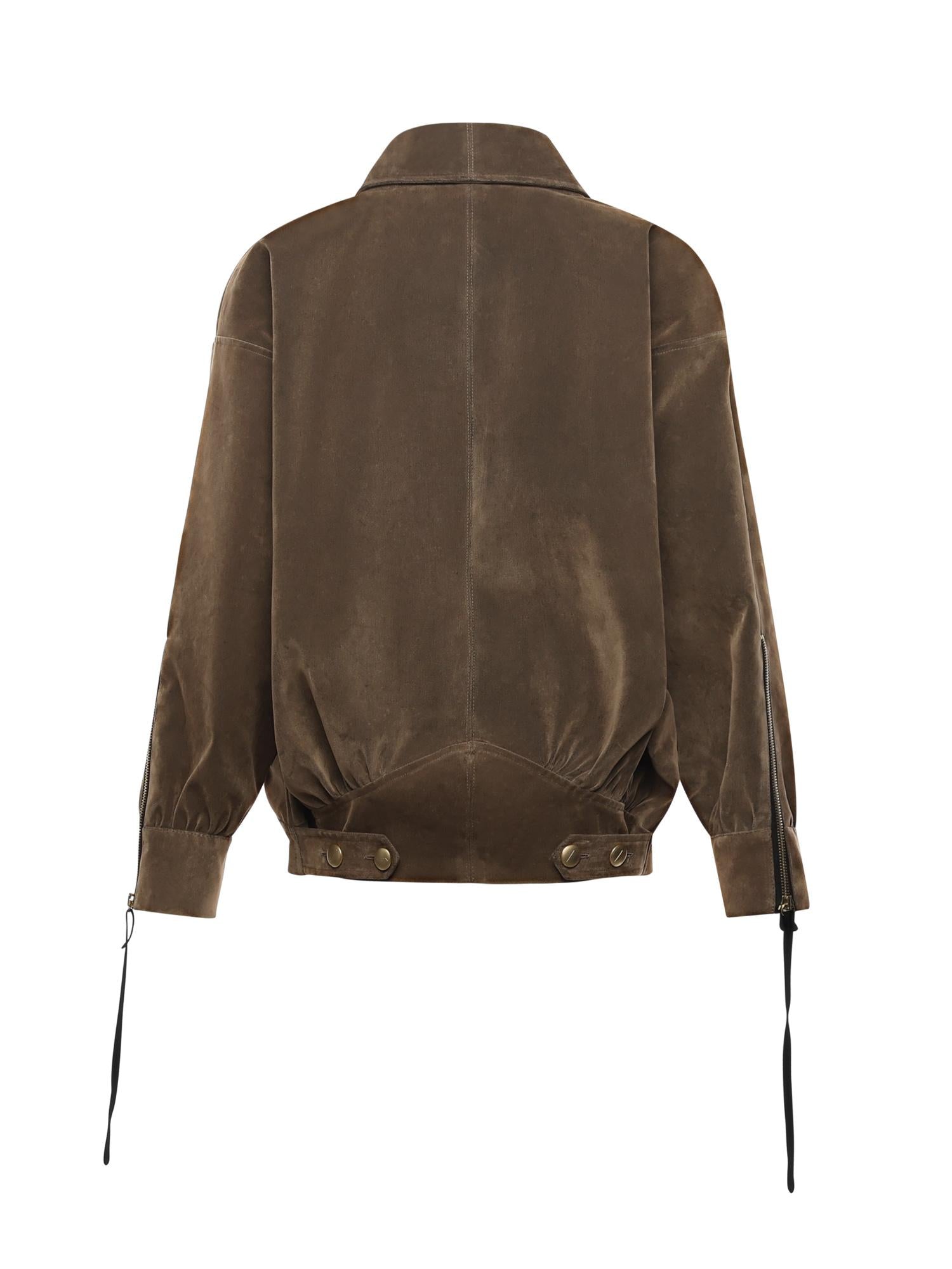 Giacca in ecopelle scamosciata 25PRNCP-0015  NINEMINUTES 