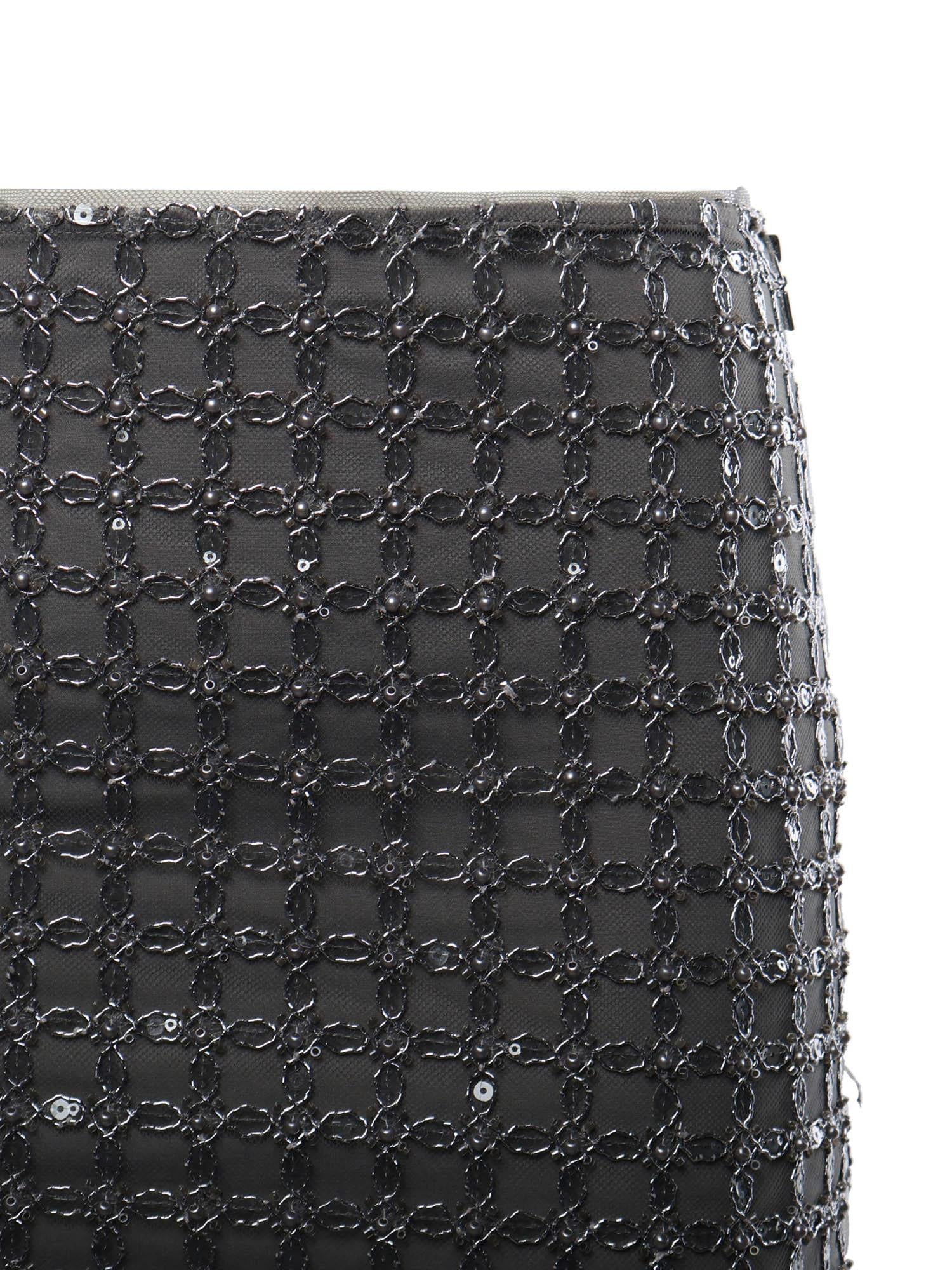 Minigonna con perline 115051 516 ROTATE 