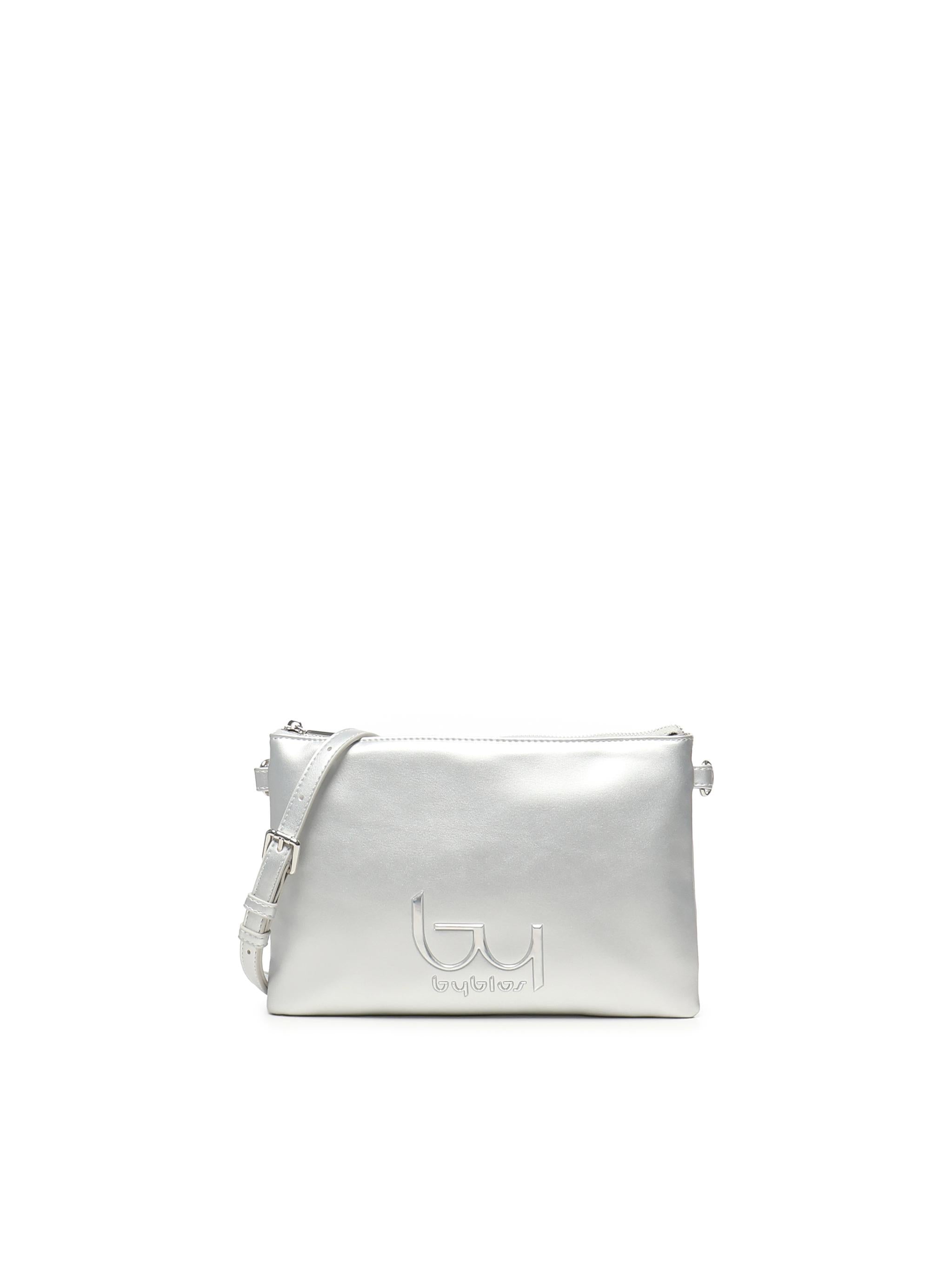 Pochette Chameleon con tracolla<BR/> BYBS32B01 SILVER BY BYBLOS 