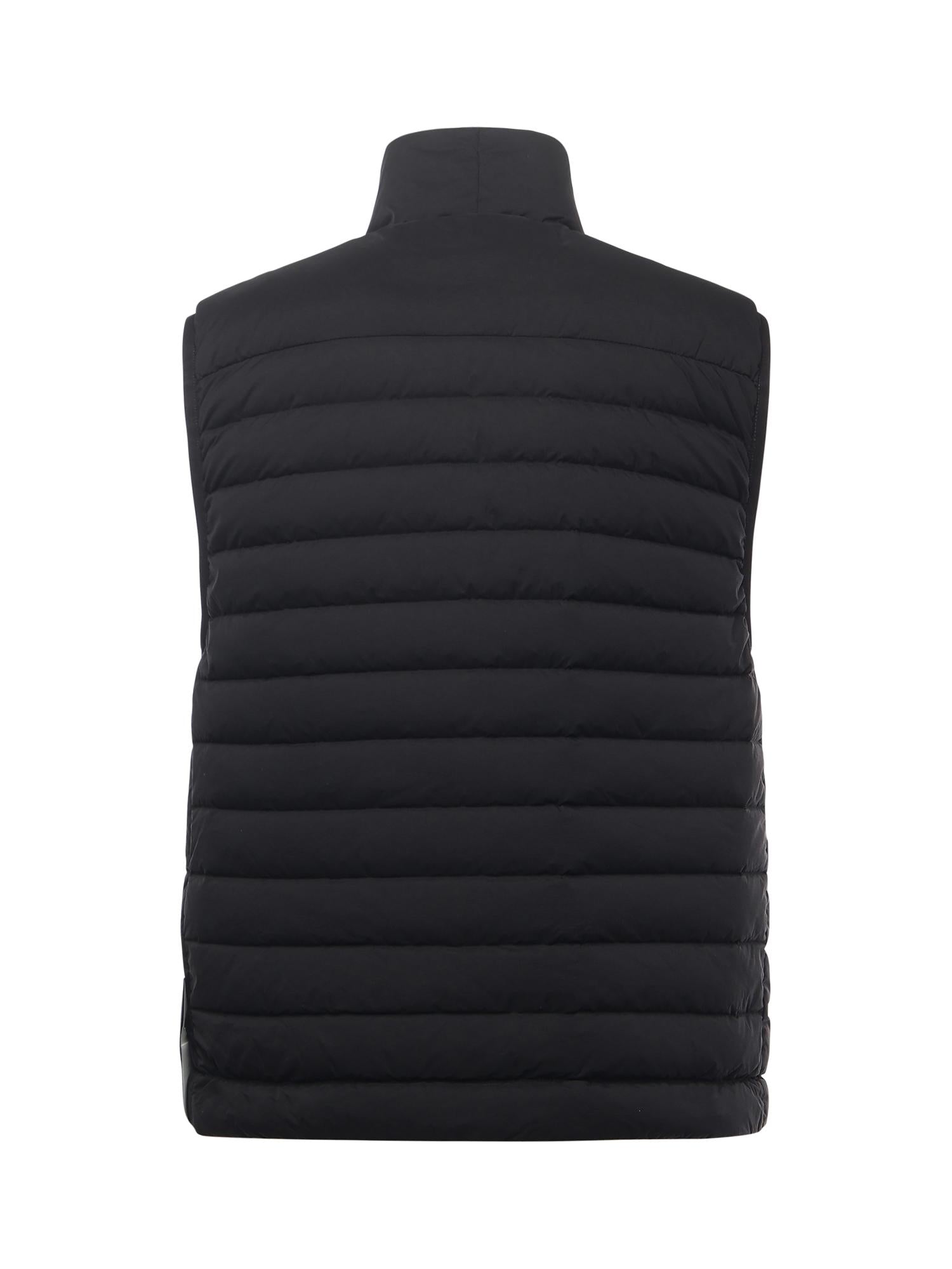 Gilet in piuma in nylon con logo K2S15G100004 S0183V0029 STONE ISLAND 