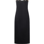 Abito midi con ricamo gioiello 79AJO473 N0278899 GENNY 
