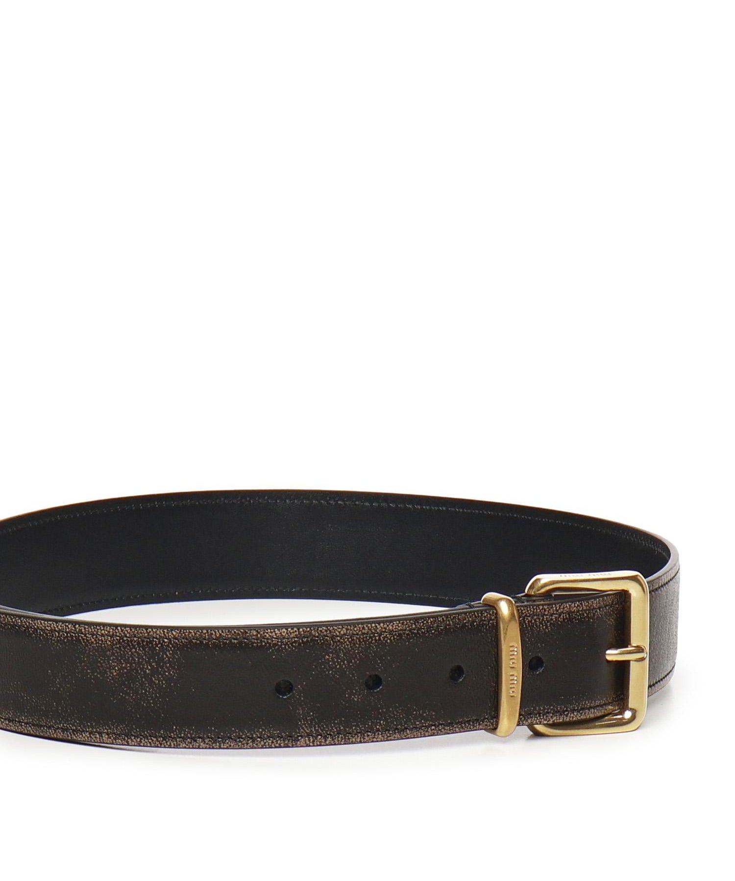 Cintura in pelle 5CC536 2F6PF0201 MIU MIU 