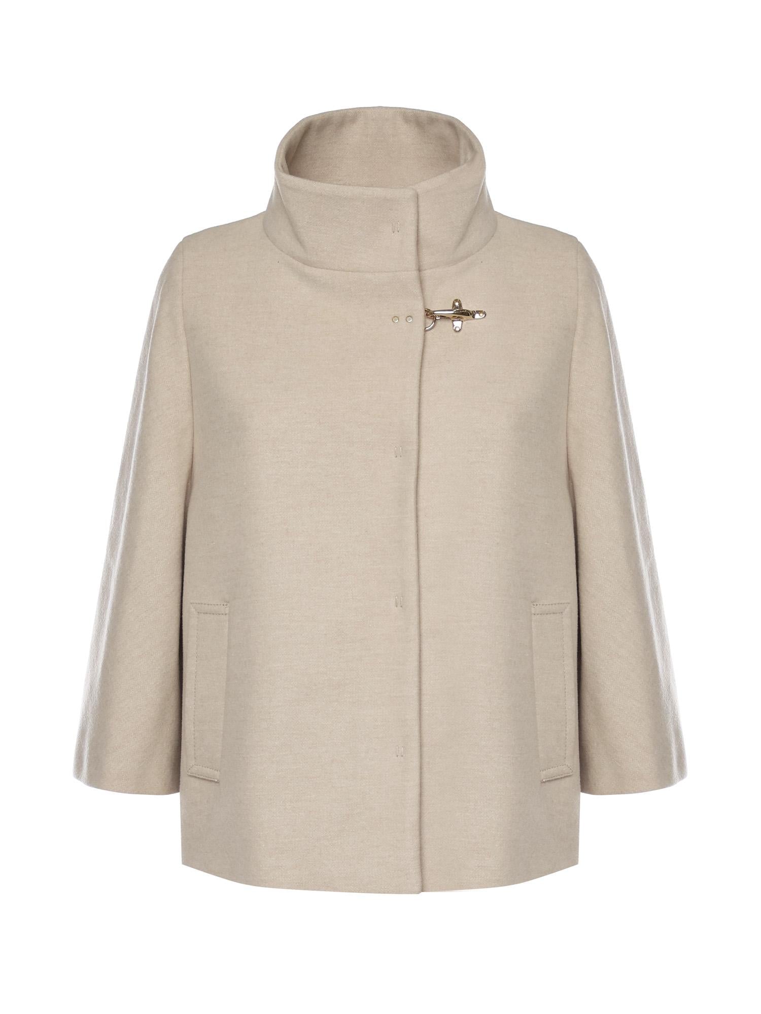 Cappa in panno di lana mélange NAW12514490XMY C002 FAY 