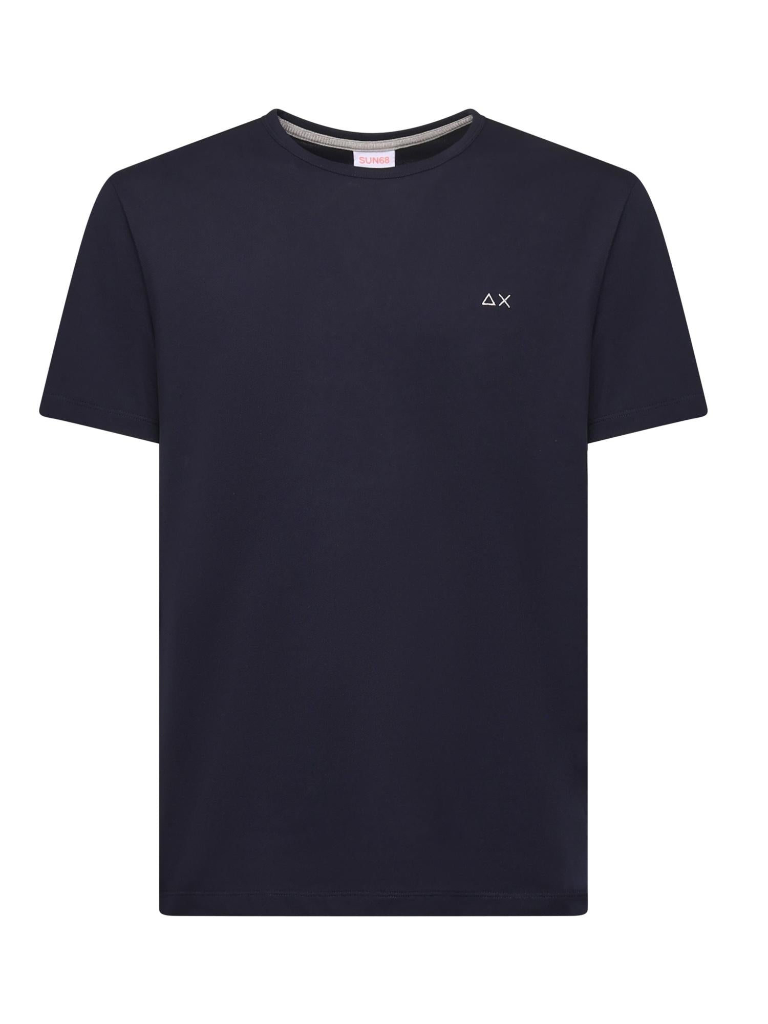 T-shirt in piquet di cotone T45120 07 SUN 68 