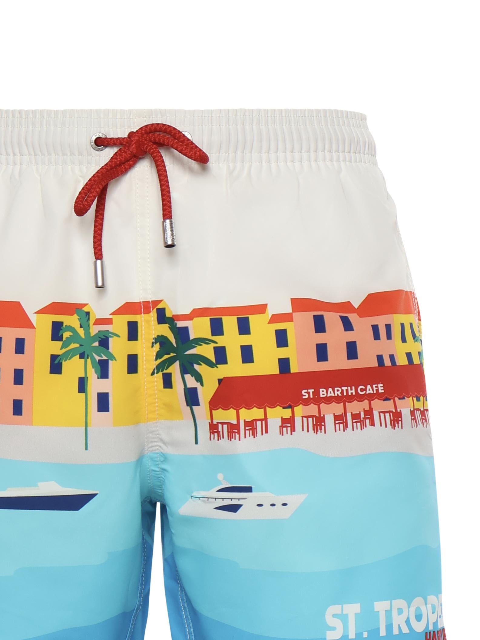 Costume da bagno con stampa GUS0009 01079L MC2 SAINT BARTH 