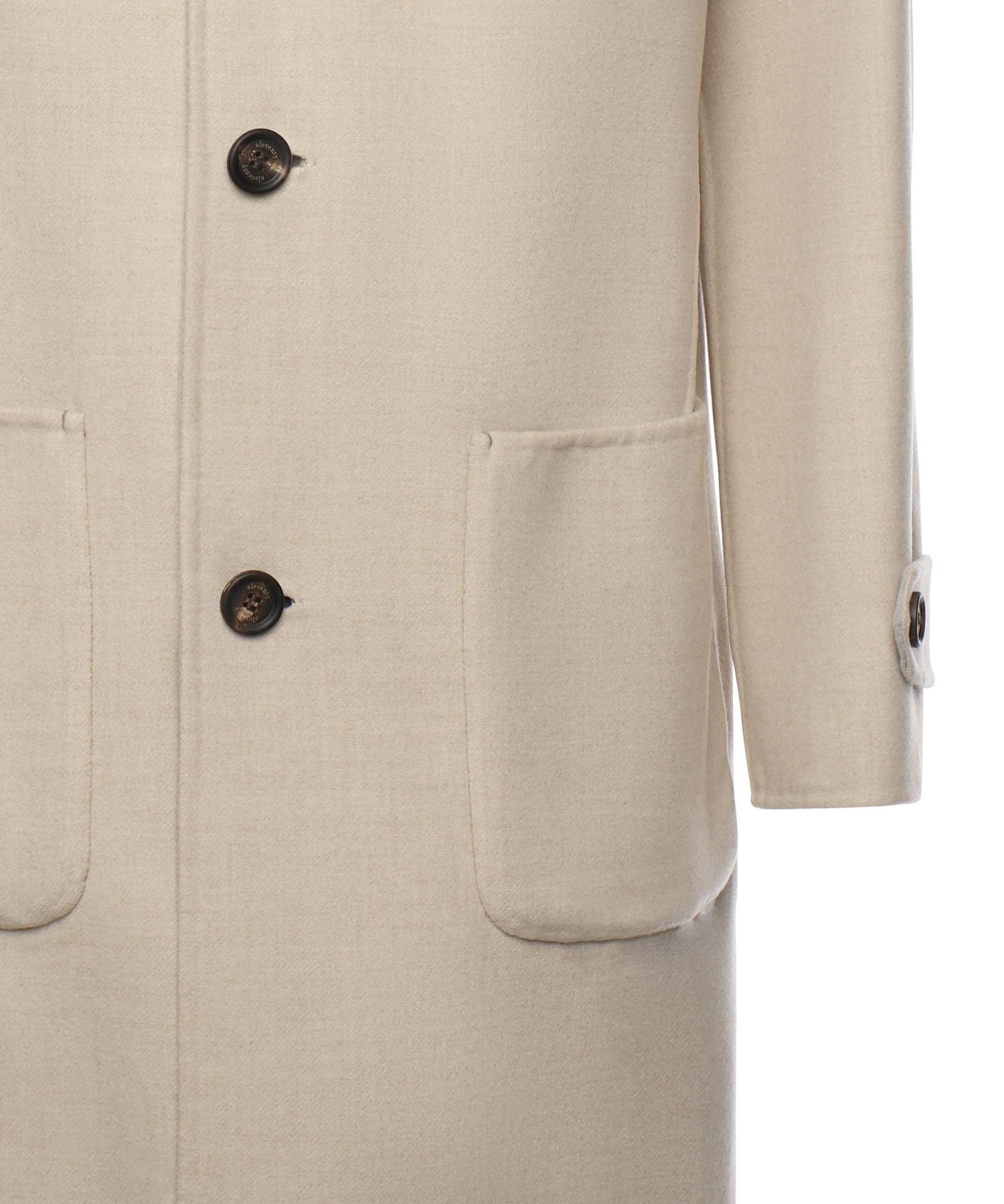 Cappotto reversibile in lana L75CAPG01TES0H229 02N-13 ELEVENTY 