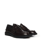 Mocassino Dover in pelle 22937 MORO ANTICA CUOIERIA 