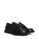 Mocassino Dover in pelle 22937 MORO ANTICA CUOIERIA 