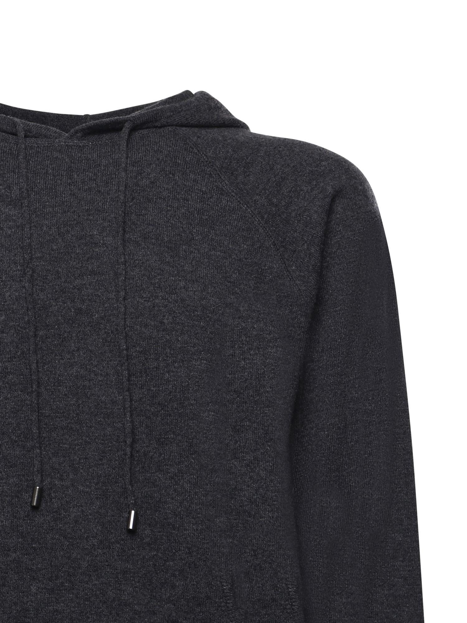 Felpa con cappuccio in lana WILB002 00030I MC2 SAINT BARTH 