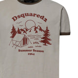 T-shirt con stampa S74GD1390 D20035850 DSQUARED2 