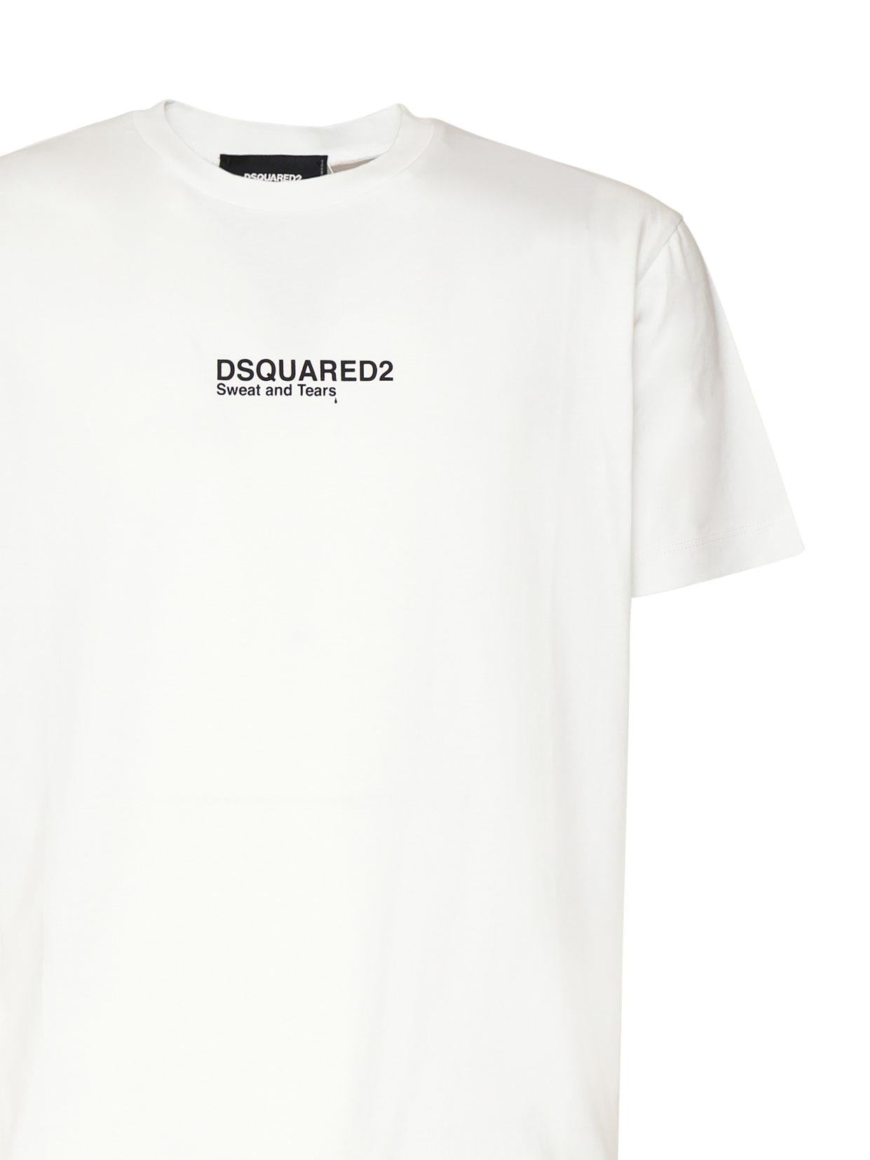 T-shirt con logo S74GD0946 D20020100 DSQUARED2 