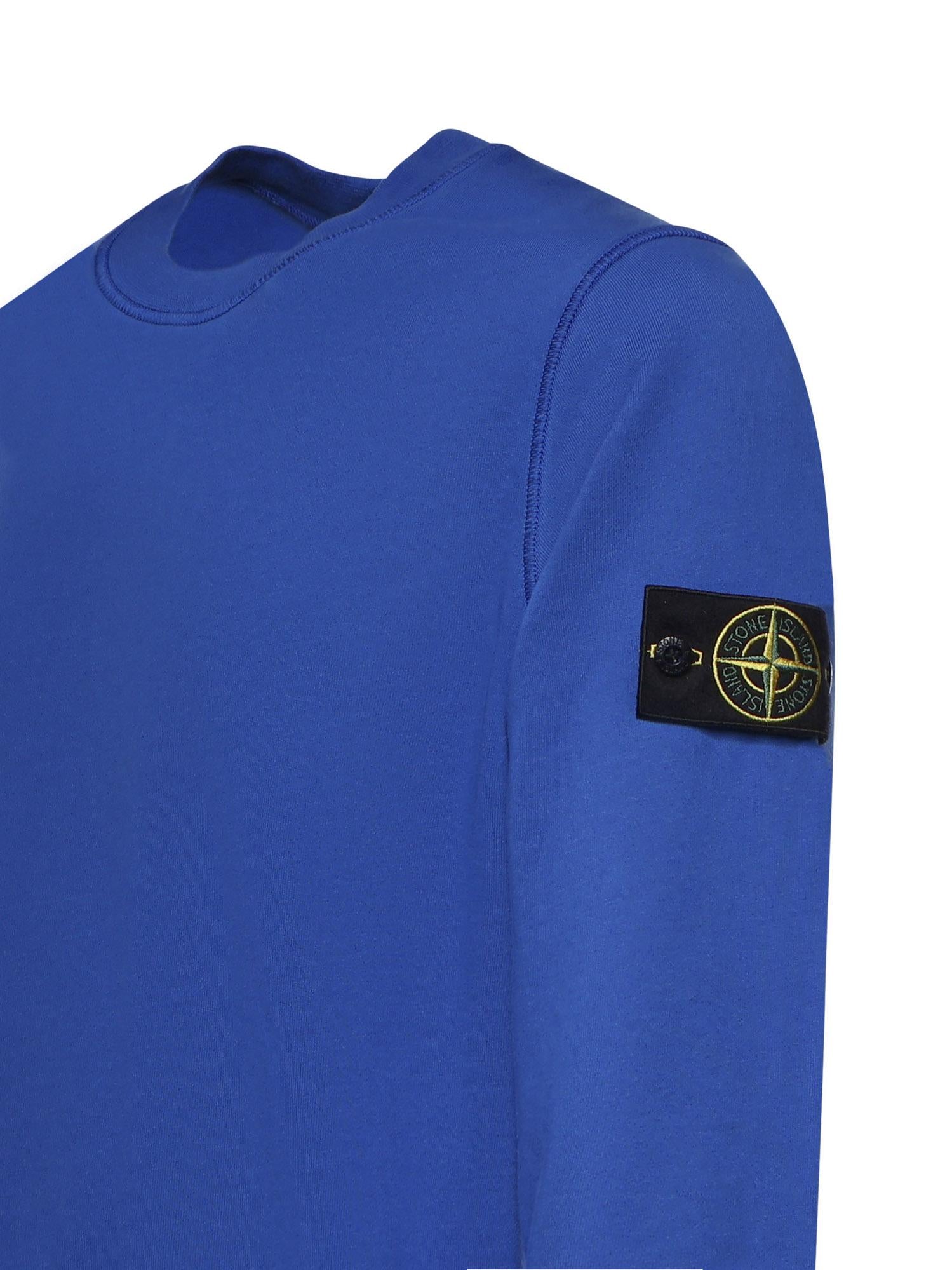 Felpa in cotone con logo L1S156100060 S0051V0022 STONE ISLAND 