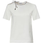 T-shirt in cotone con laccetti 8127210 B7078 BURBERRY 