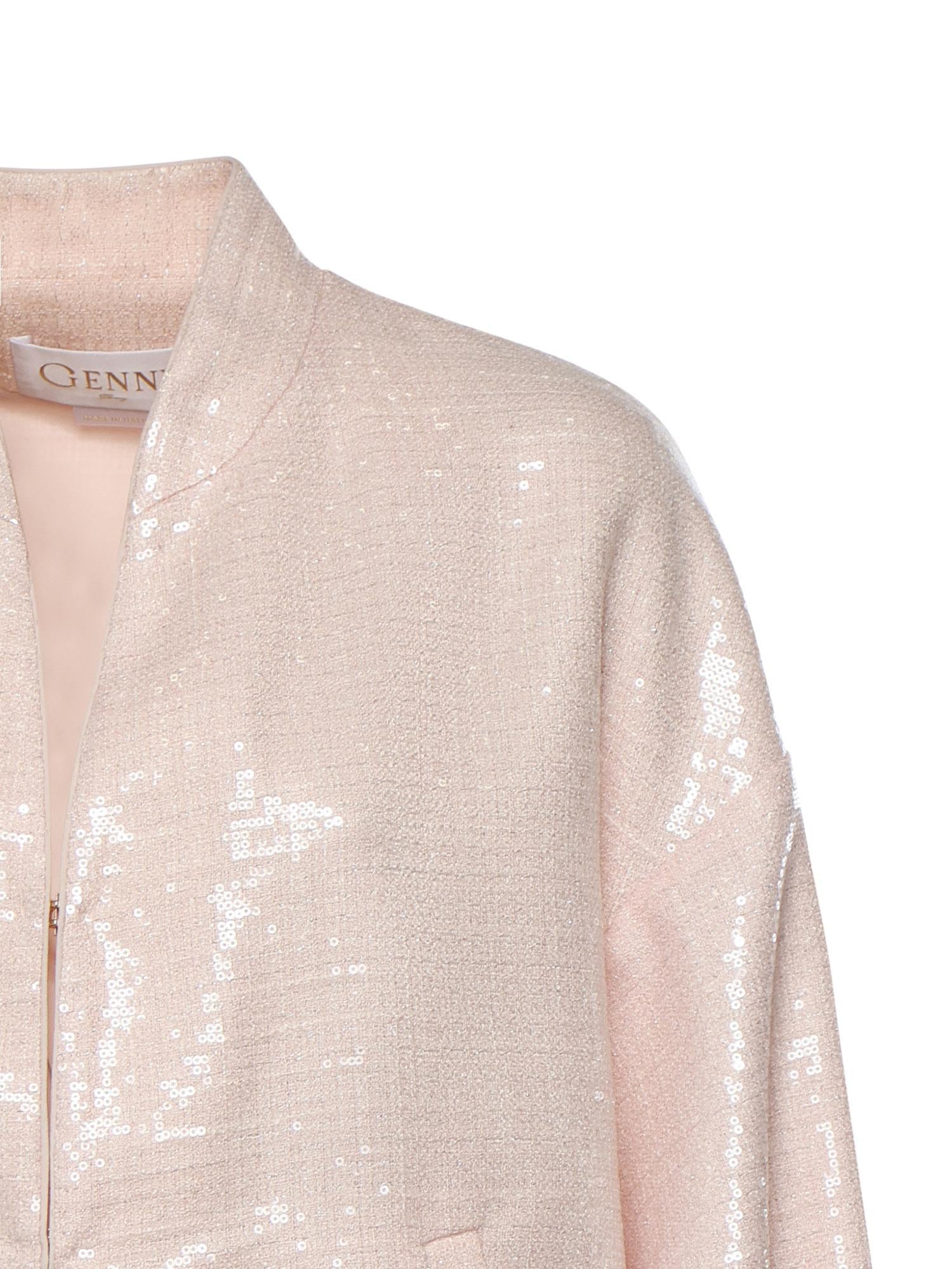Bomber in tweed di paillettes 80AAS968 N0729439 GENNY 