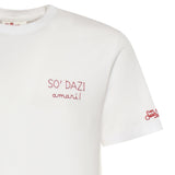 T-shirt in cotone con ricamo POT0001 00163L MC2 SAINT BARTH 
