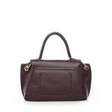 Borsa a mano Federica V small<BR/> 73BS9ER02 FEDERICA VBORDEAUX V° 73 