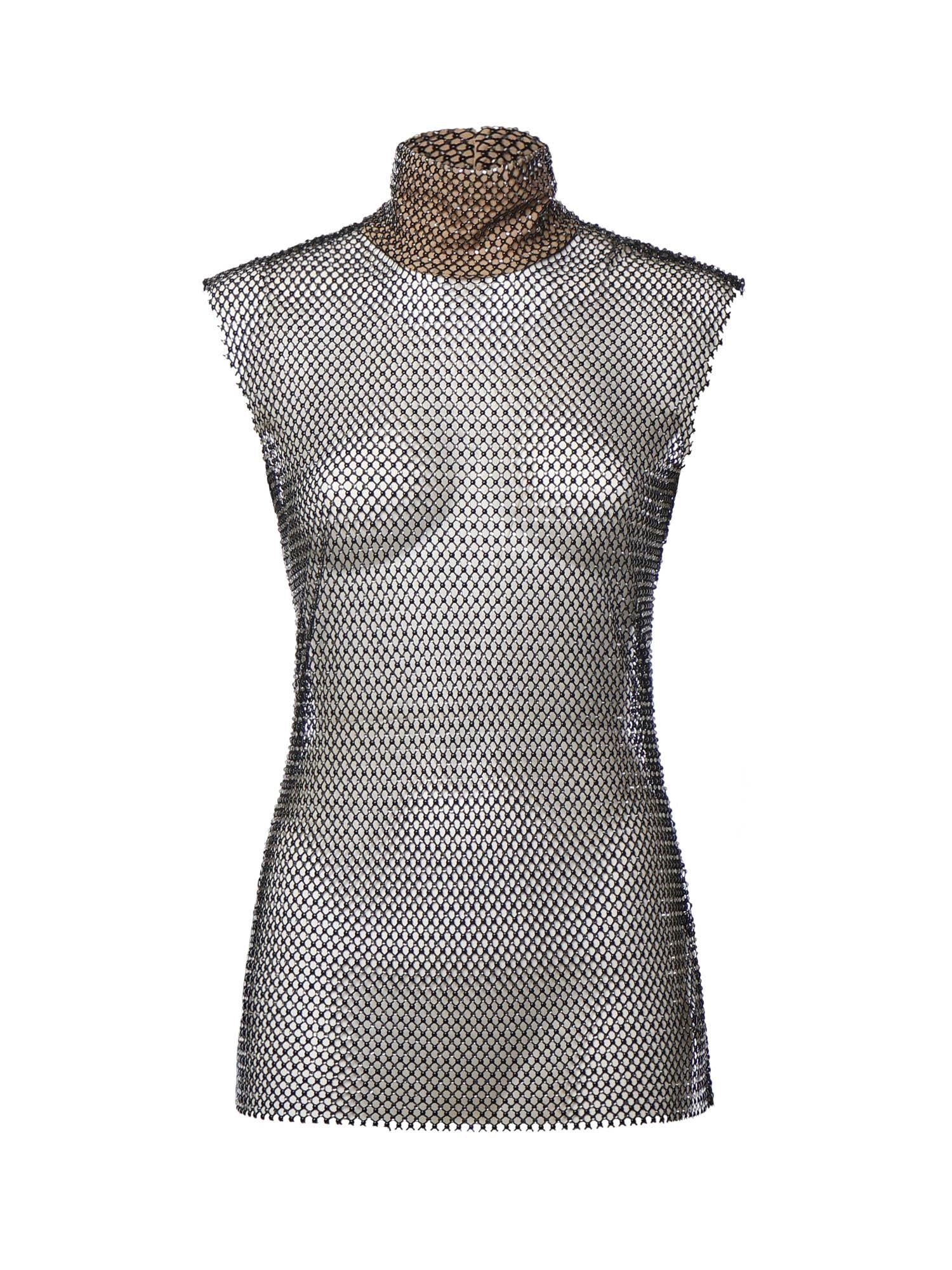 Top in rete strass 79AAM628 J0276899 GENNY 