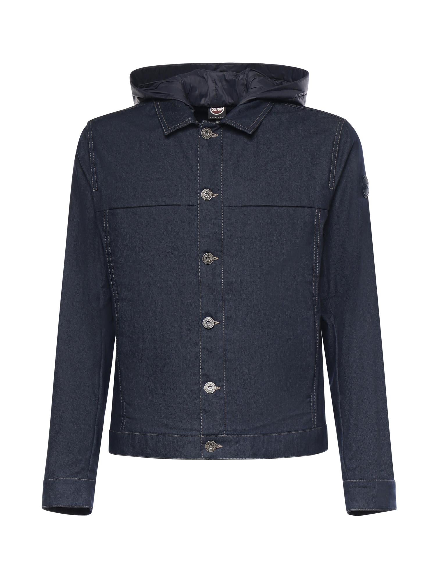 Giacca in denim con cappuccio removibile 1853 1FQ68 COLMAR ORIGINALS 
