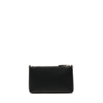 Pochette piatta in pelle con logo Love Birds 104277 A0F1Z99Q PINKO 