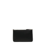 Pochette piatta in pelle con logo Love Birds 104277 A0F1Z99Q PINKO 