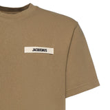 T-shirt in cotone con logo TSM00133AJ00226 180 JACQUEMUS 
