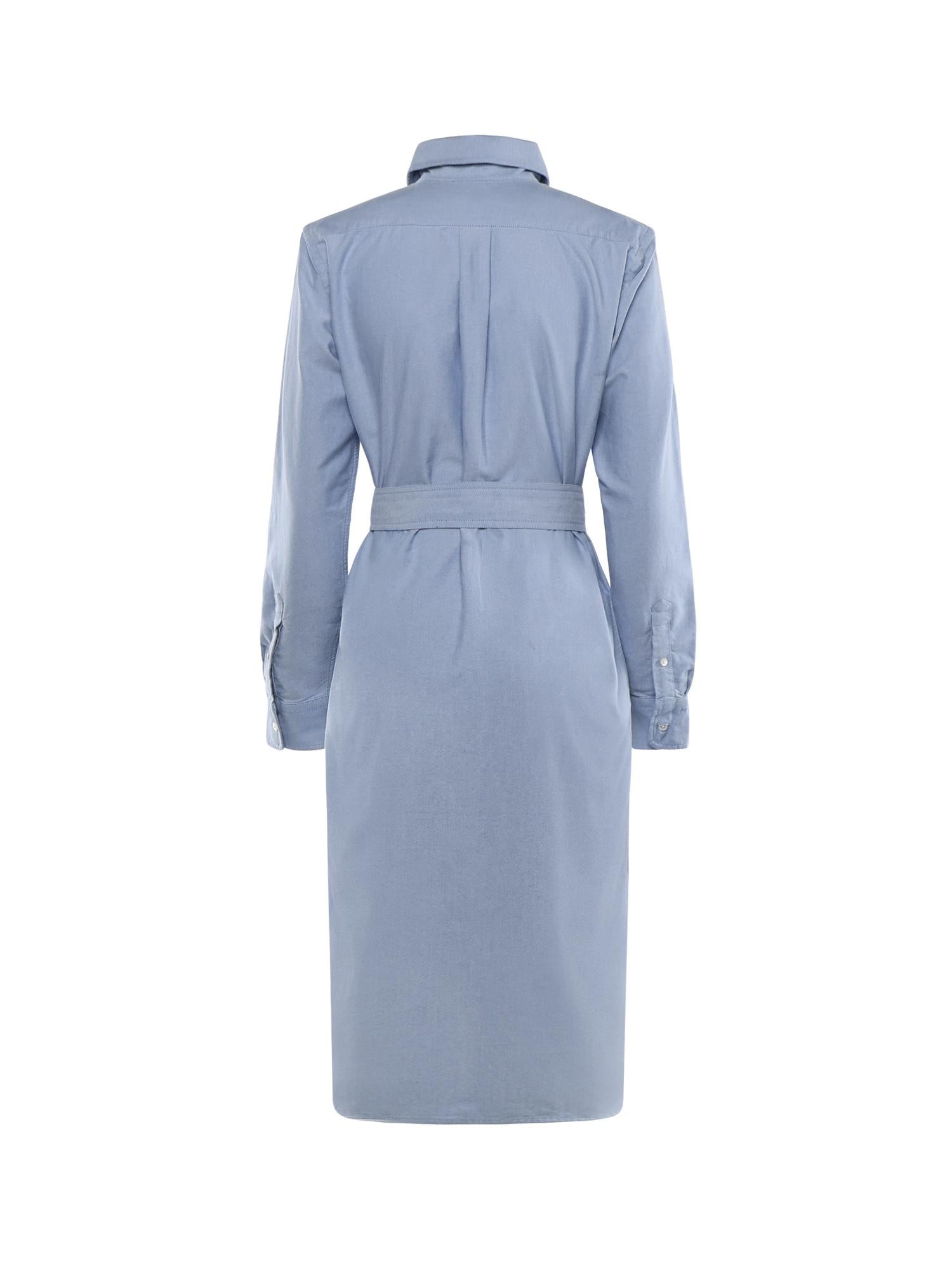 Abito chemisier in cotone 211928804 002 POLO RALPH LAUREN 