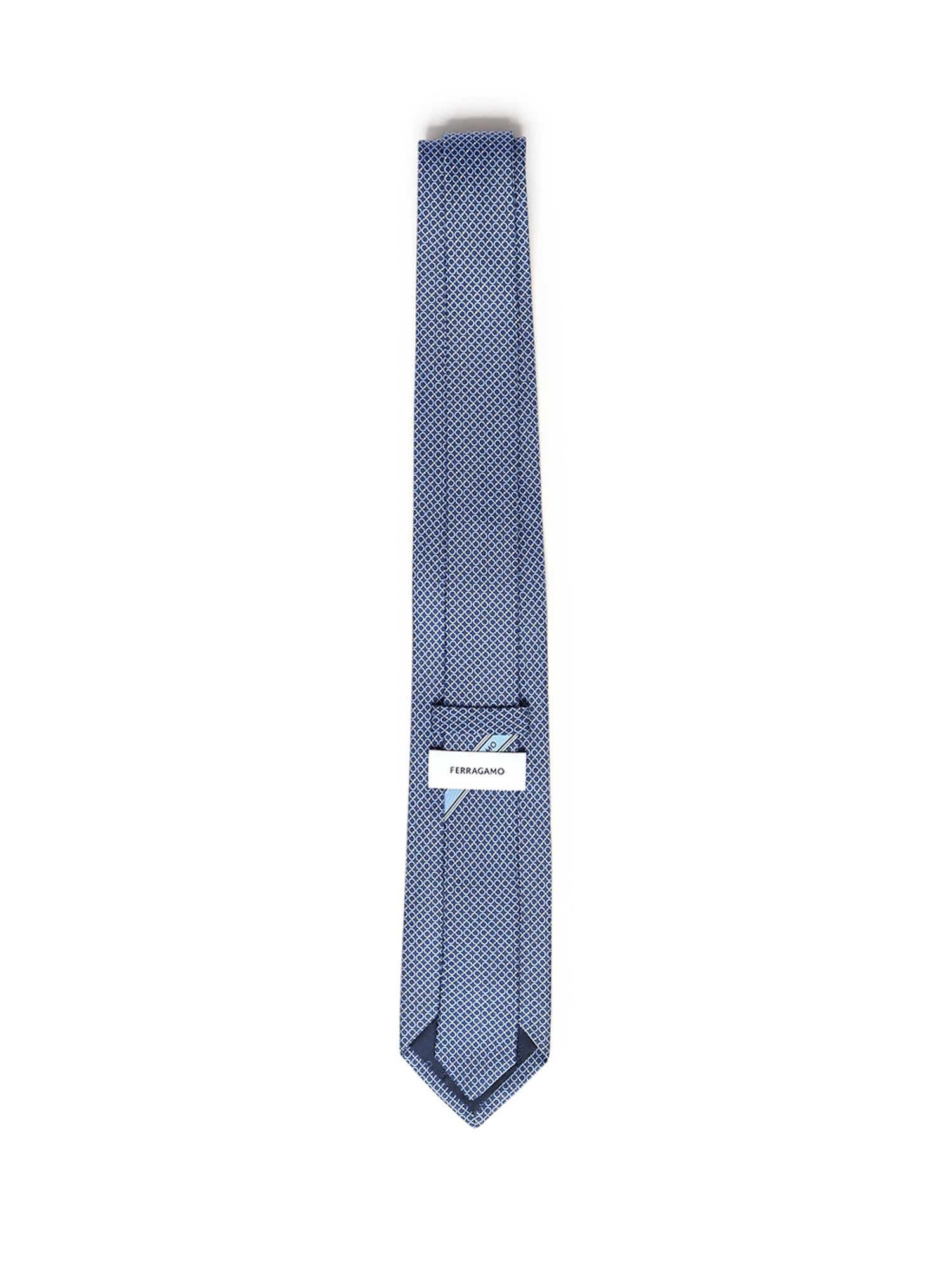 Cravatta in seta con stampa 351312 788892002 FERRAGAMO 